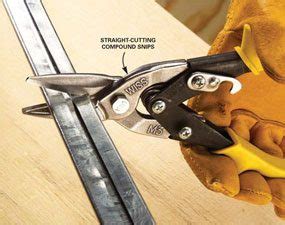 how do you cut sheet metal|how to use tin snips.